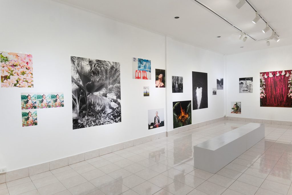 EL2018 Exhibition Walkthrough Pao Houa Her Installation view of series My Grandfather Turned Into A Tiger Digital archive prints wheat paste dimensions smaller
